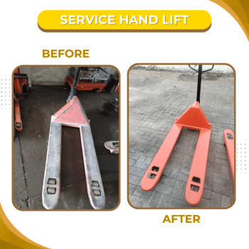 Service Hand Lift Jatiuwung hidrolik bocor - handlift.id