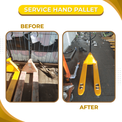 percayakan service hand pallet Anda pada Handlift.id, teknisi cepat dan profesional siap perbaiki unit Anda!